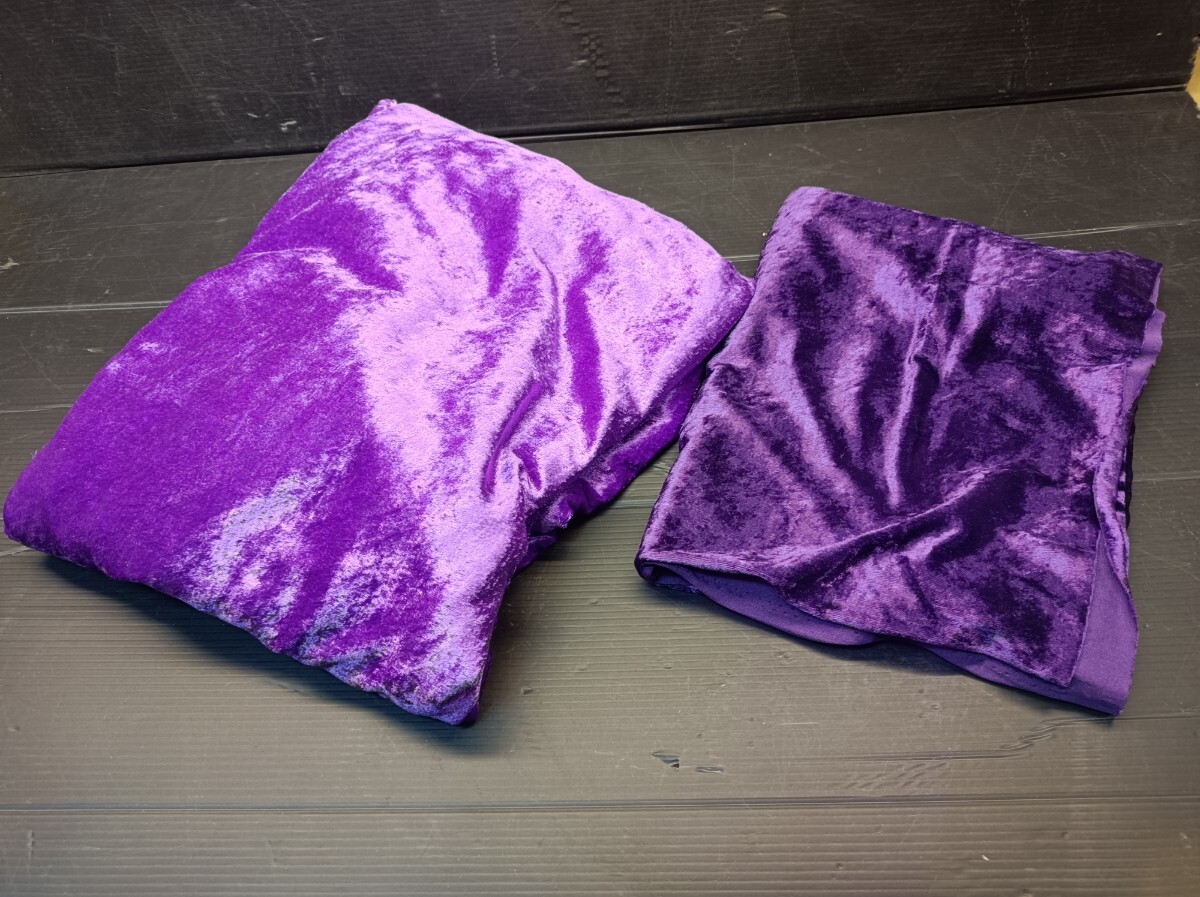 チンチラ シート 生地 紫 パープル デコトラ 街道レーサー 暴走族 GX71 金華山 CBX400F ザリ ゴキ 三段シート XJR ハイソ 当時物 ディオ _画像3