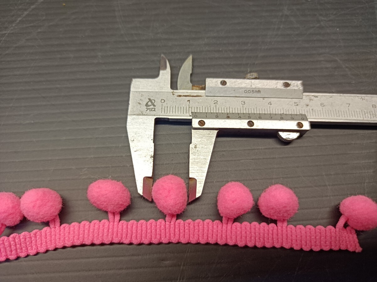 ボルボン 濃ピンク ボンボン ボンボリ レトロ デコトラ CBR XJR GS 当時 街道 ゴキ ザリ ぶち上げ 東リベ 旧車 三段 ラッパ ディオ ジョグ _画像2