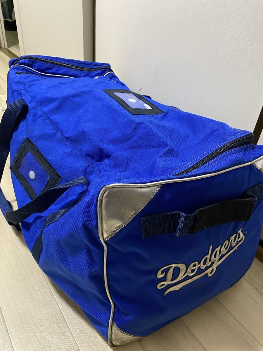 ロサンゼルスドジャース 2025年 実使用 大型荷物バッグ (ヘルメット入れ) 大谷翔平 世界一 50/50 50-50_画像1
