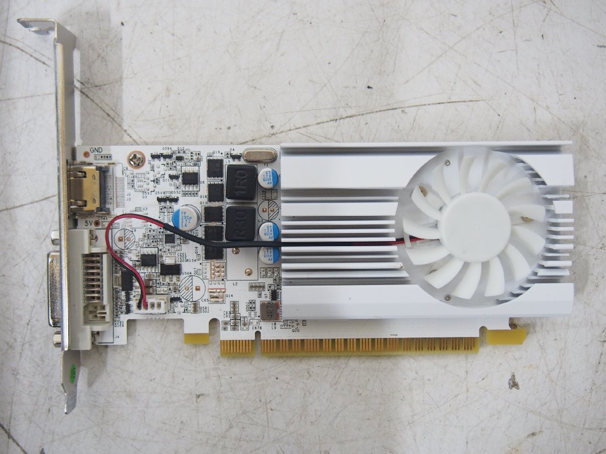*[3F1014-2]ge-mingPC 100V i5-12400 16GB(8GB×2) GT1030 EX OC White PCI-E 2GB GDDR5 64Bitw Junk 