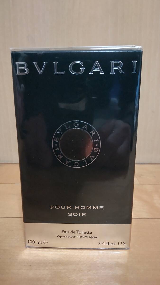 【新品未開封】ブルガリ香水　プールオム　ソワール　オードトワレ　100ml_画像1