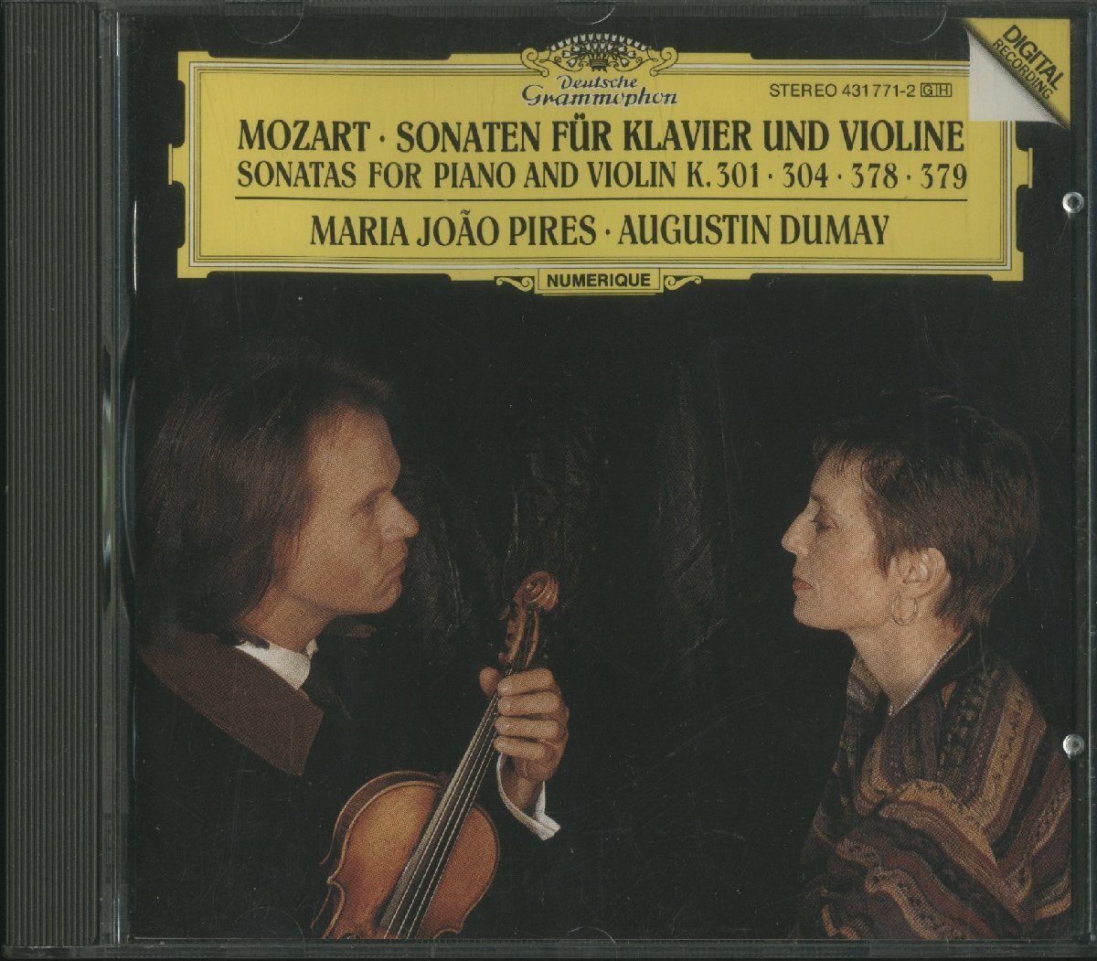 CD/ ピレシュ、デュメイ / モーツァルト：ヴァイオリン・ソナタ第35番 / 輸入盤 DGG 431771-2 C3719_画像1