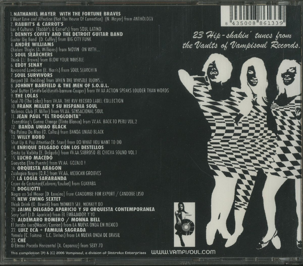 CD/ V.A. / MOVERS! - A COLLECTION OF GREASY SOUL, SLEAZE FUNK, PSYCHEDELIC CUMBIA, FUZZY JAZZ AND MORE / 輸入盤 VAMPI-CD-067 C3689_画像2
