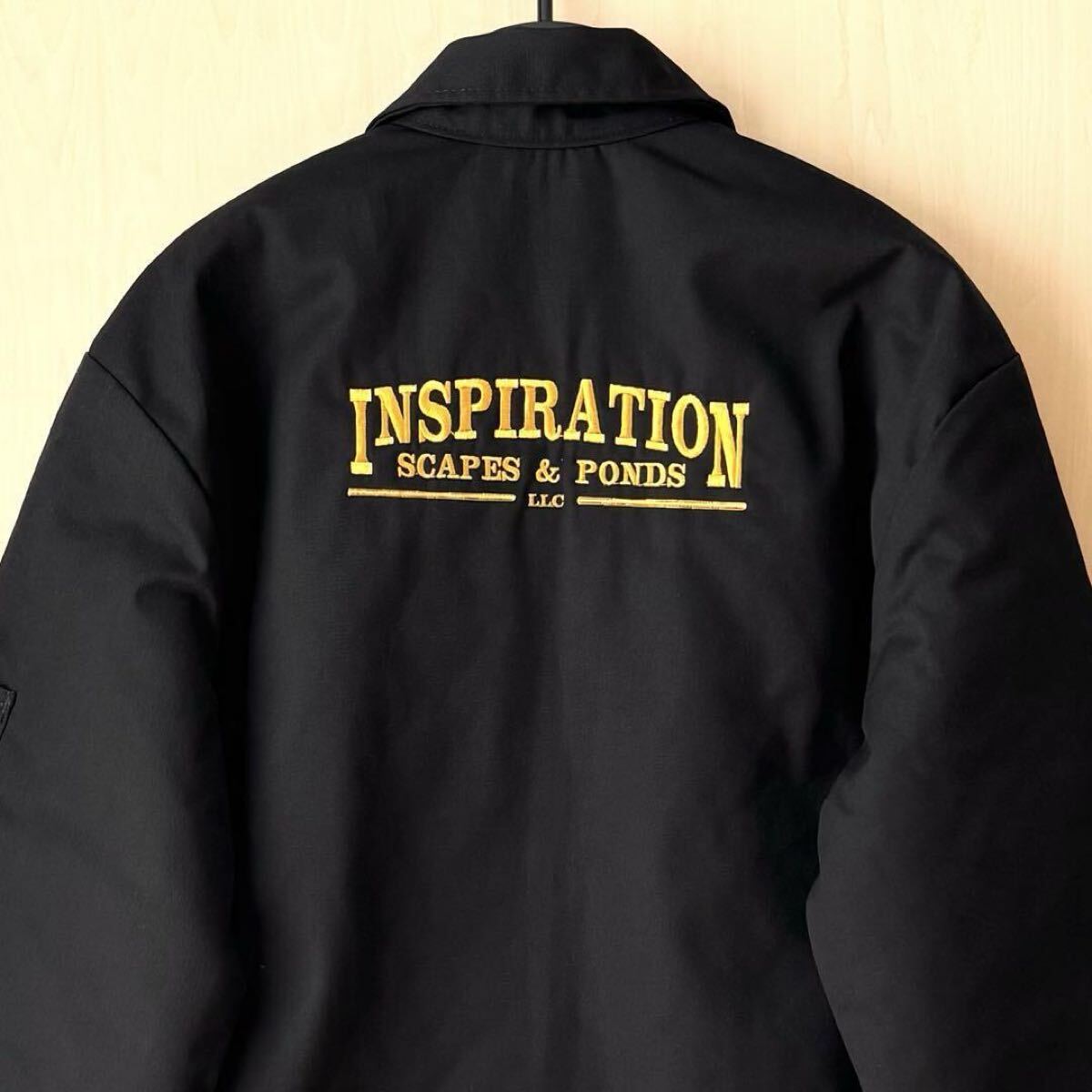 90sOLDディッキーズ　中綿ブルゾン　フルジップジャケット　企業系　NJ915_画像7