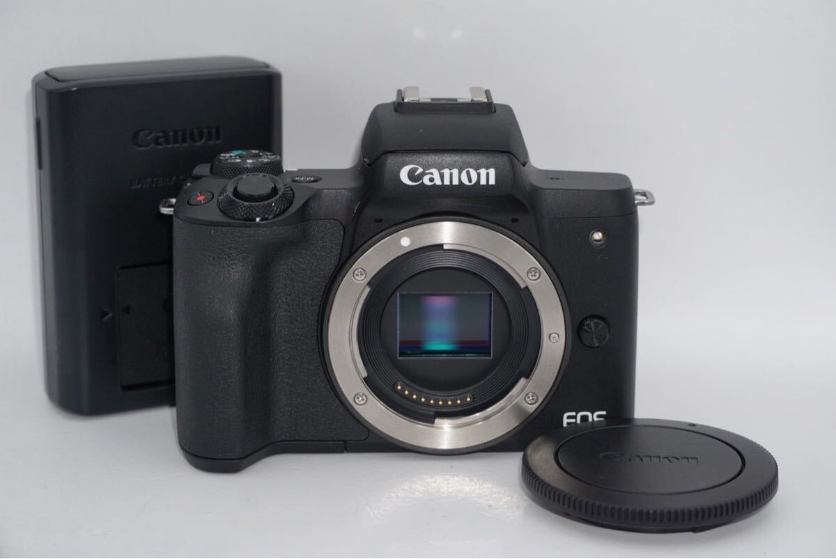 返品保証 Canon キヤノン EOS Kiss M ブラック ミラーレス一眼レフカメラ ボディ ②