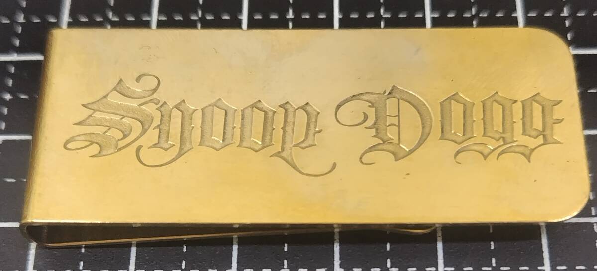 Snoop Dogg スヌープドッグ 411 マネークリップ ゴールドカラー 付録 10574の画像2