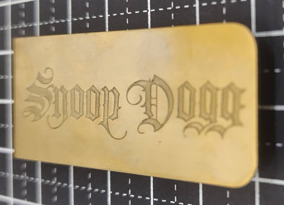 Snoop Dogg スヌープドッグ 411 マネークリップ ゴールドカラー 付録 10574の画像5