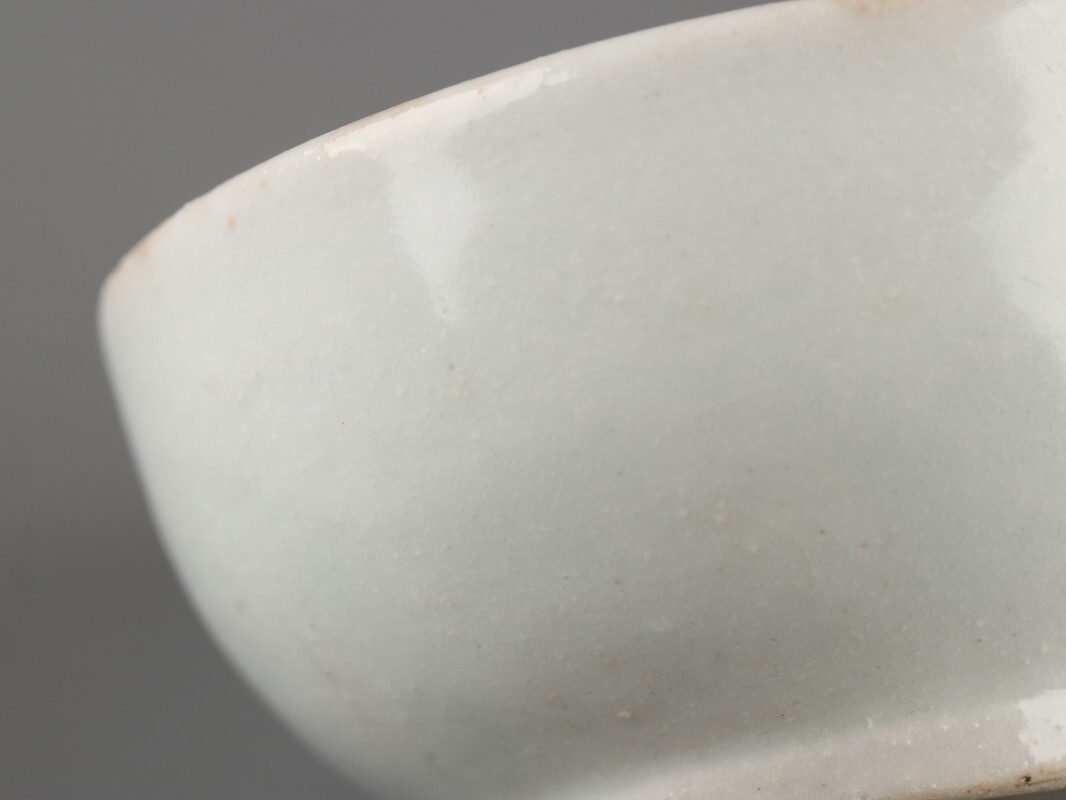 古美術 朝鮮古陶磁器 李朝 白磁 盃 時代物 D4744_画像8
