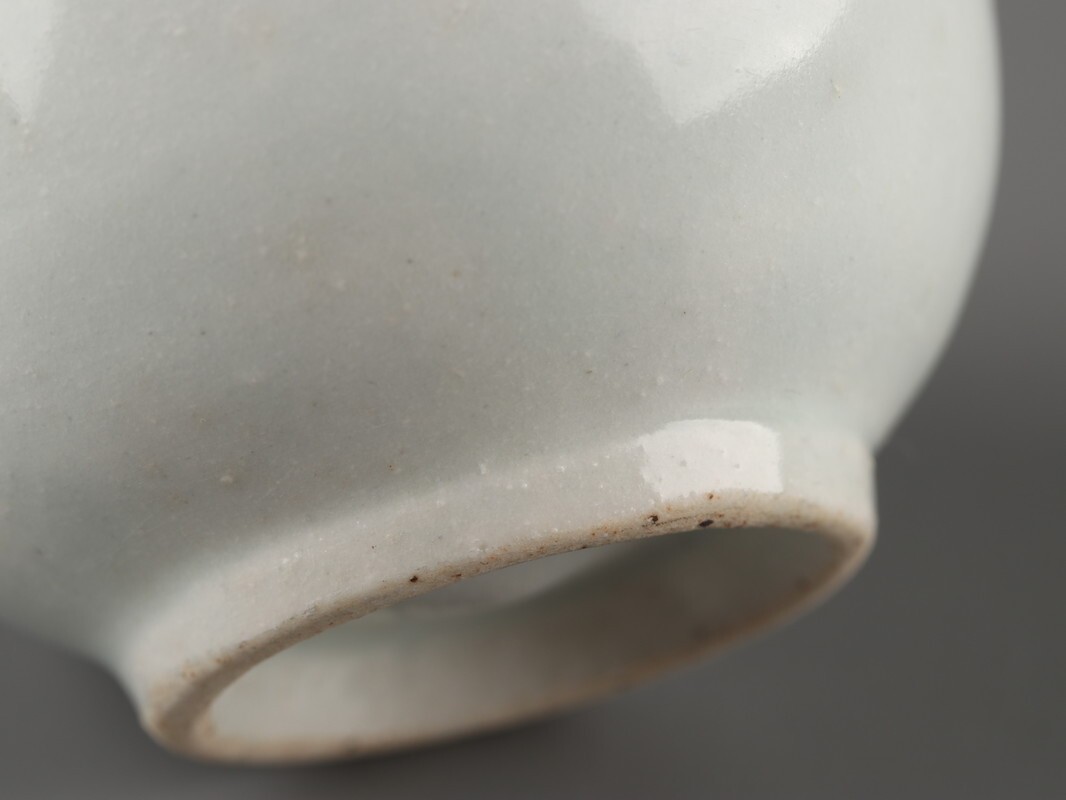 古美術 朝鮮古陶磁器 李朝 白磁 盃 時代物 D4744_画像9