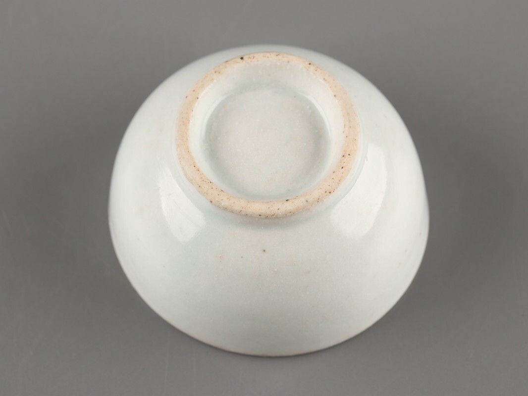 古美術 朝鮮古陶磁器 李朝 白磁 盃 時代物 D4744_画像10