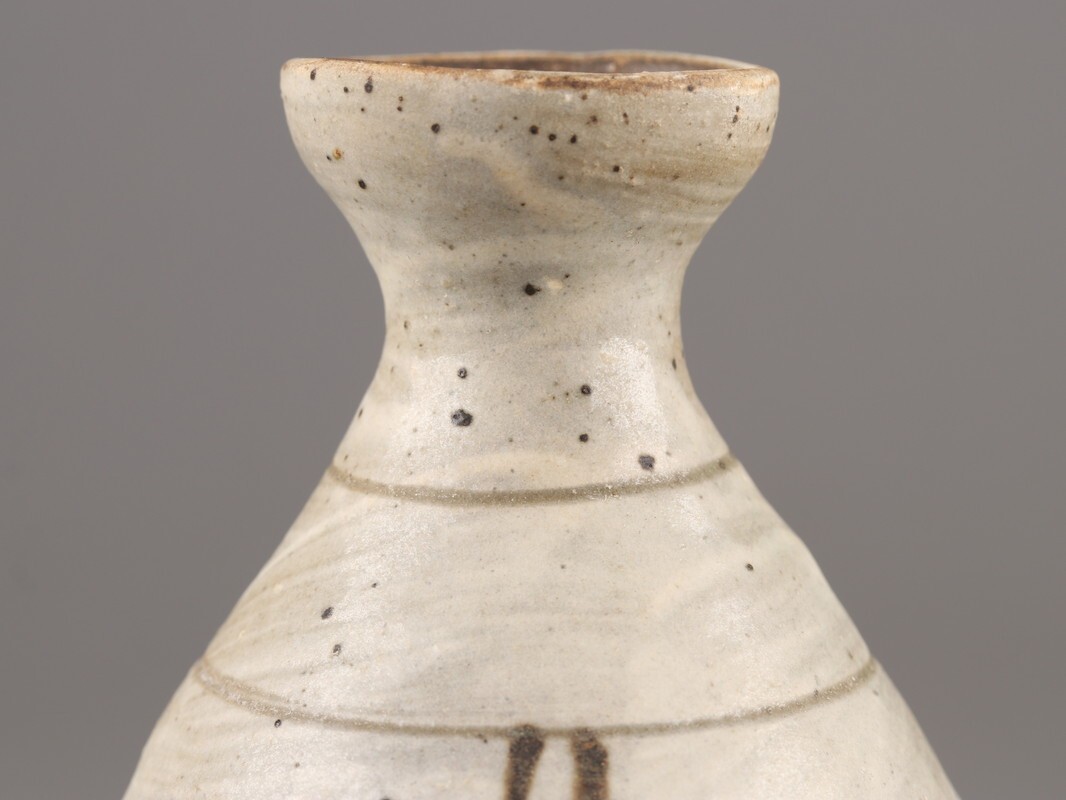 古美術 朝鮮古陶磁器 李朝 鶏龍山 徳利 時代物 D4714_画像6