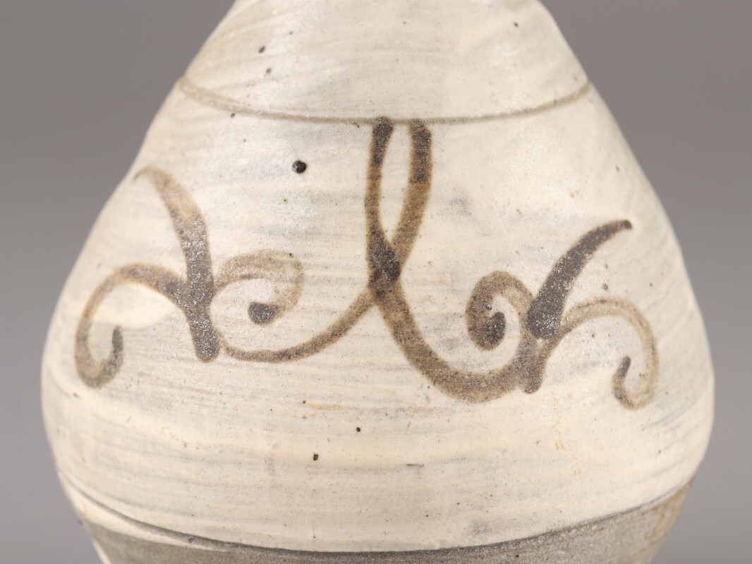 古美術 朝鮮古陶磁器 李朝 鶏龍山 徳利 時代物 D4714_画像7