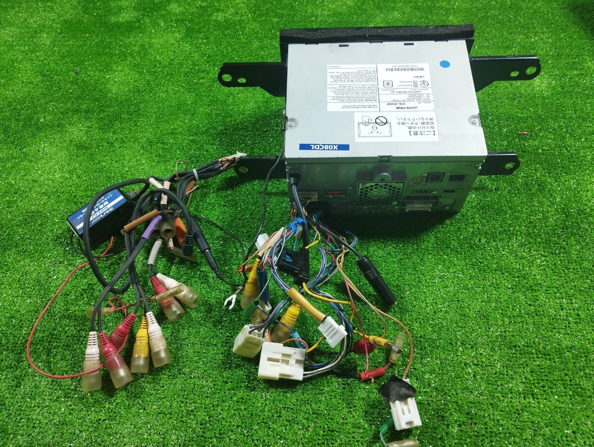 ALPINE アルパイン 8インチ VIE-X088 HDDナビ 地図データ 2010年 フルセグ CD /DVD /Bluetooth/USB/TV/ SD KHM JAPAN_画像8