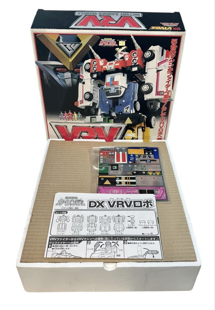  неиспользуемый товар почти не использовался машина Ranger VRV Robot наклейка не использовался товар Gekisou Sentai CarRanger 