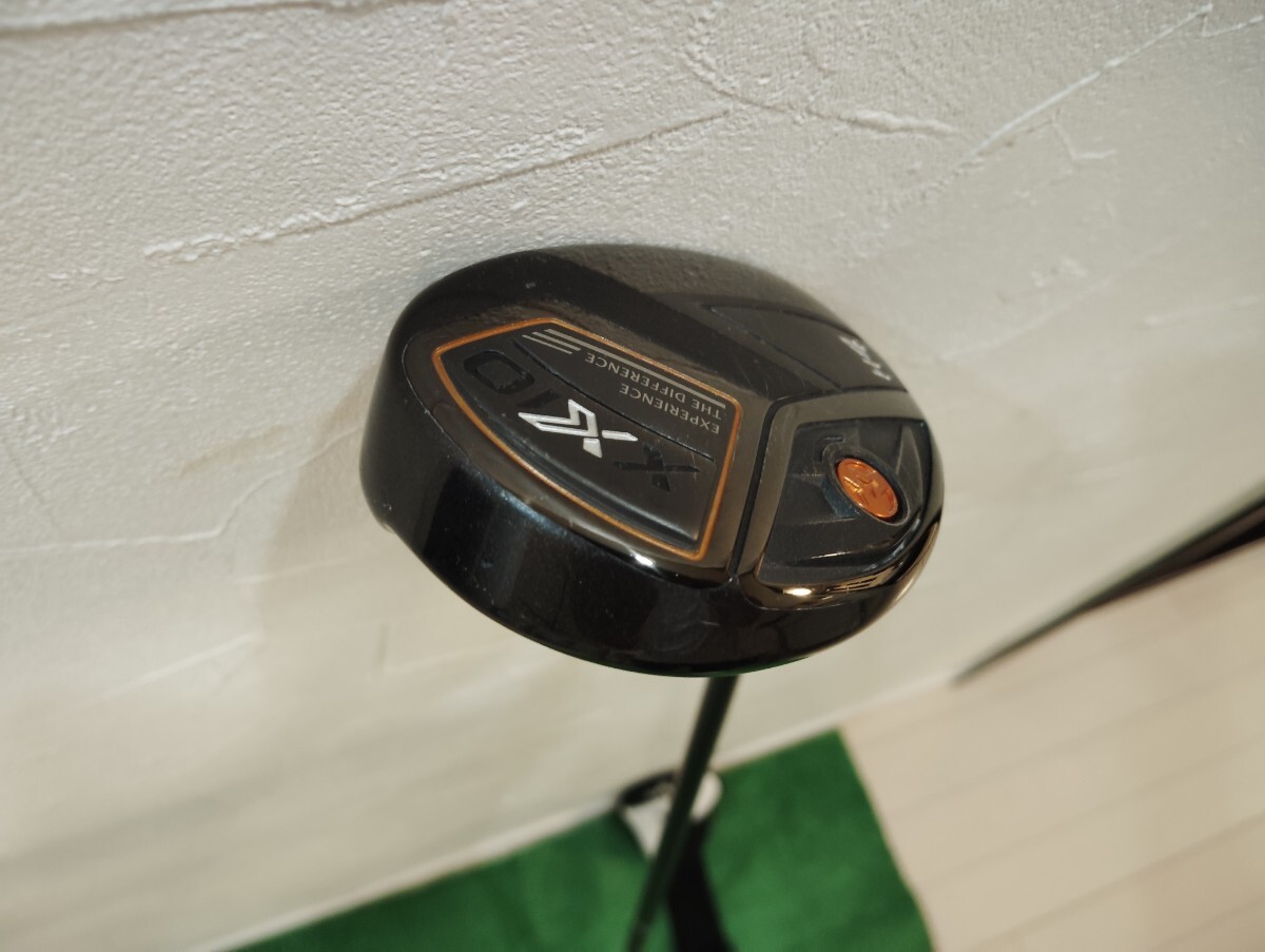 ★中古美品/フレックスSR/XXIO X eks ゼクシオ エックス ハイブリッド/ユーティリティ/ロフト20/H4/Miyazaki AX-1/純正ヘッドカバー付_画像3