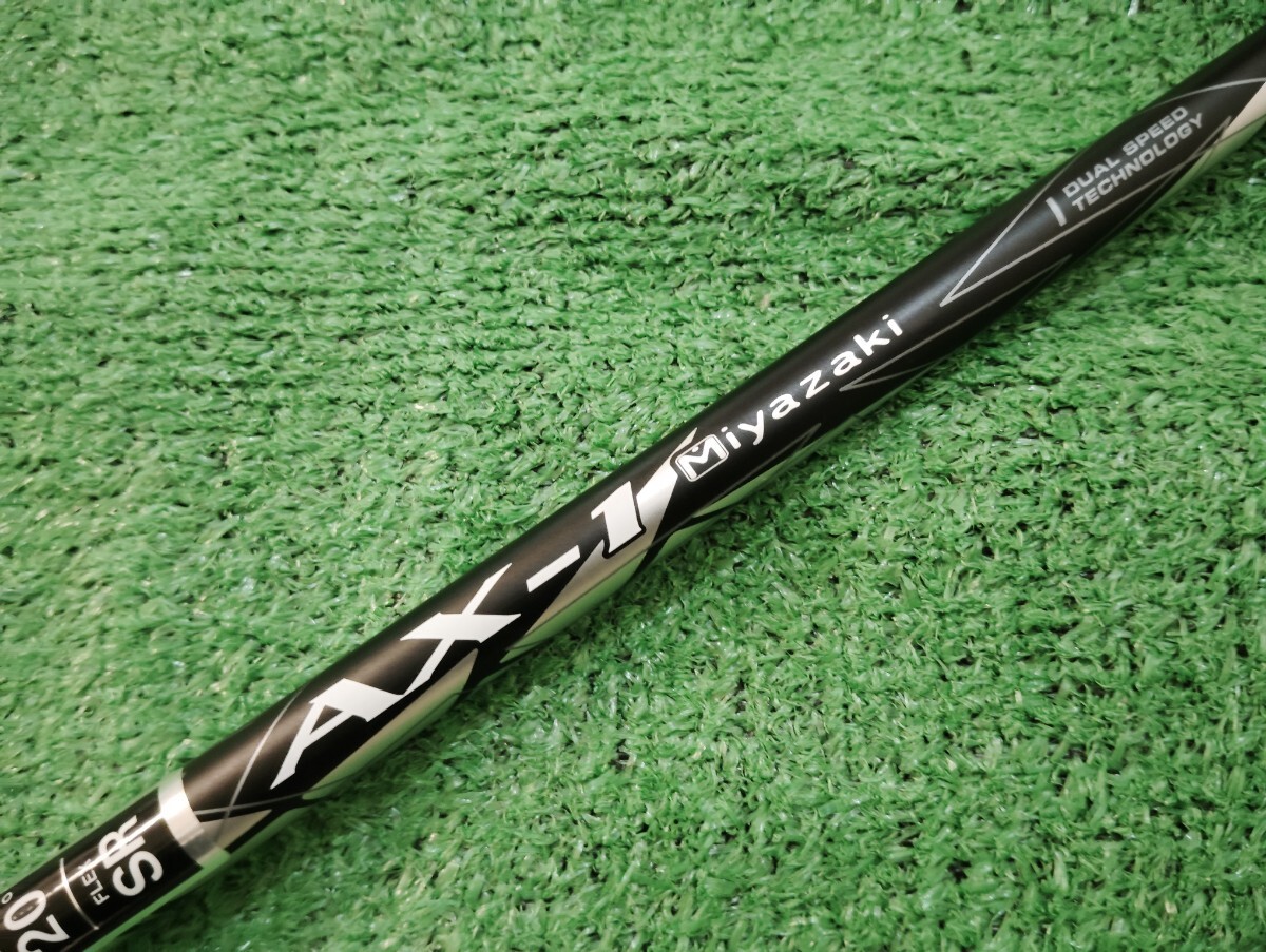 ★中古美品/フレックスSR/XXIO X eks ゼクシオ エックス ハイブリッド/ユーティリティ/ロフト20/H4/Miyazaki AX-1/純正ヘッドカバー付_画像6