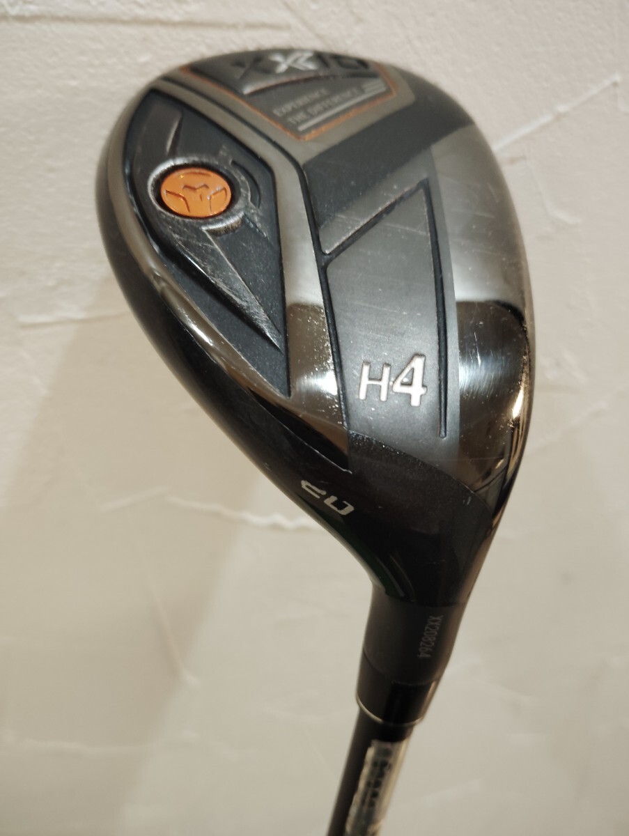 ★中古美品/フレックスSR/XXIO X eks ゼクシオ エックス ハイブリッド/ユーティリティ/ロフト20/H4/Miyazaki AX-1/純正ヘッドカバー付_画像2