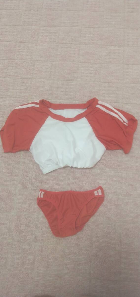 ショート丈　ブルマ　赤　Ｍサイズ_画像1