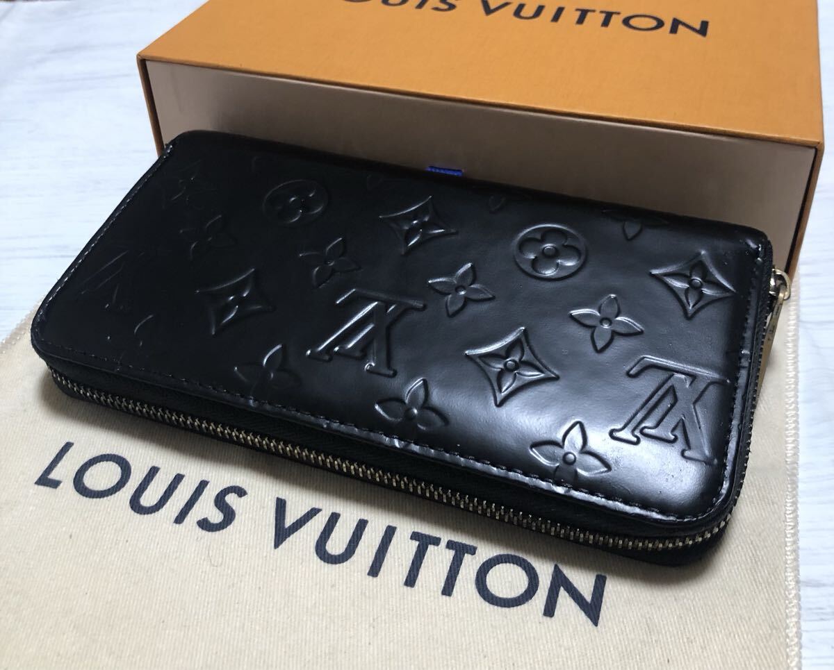 正規品/鑑定済/ルイヴィトンLVヴェルニラウンドジップ長財布/シリアルCA0076_画像3