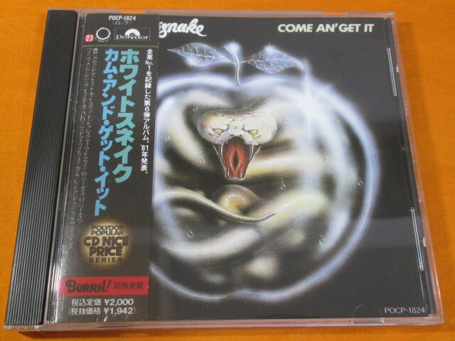 ♪♪♪ ホワイトスネイク Whitesnake 『 Come An' Get It 』国内盤 ♪♪♪_画像1