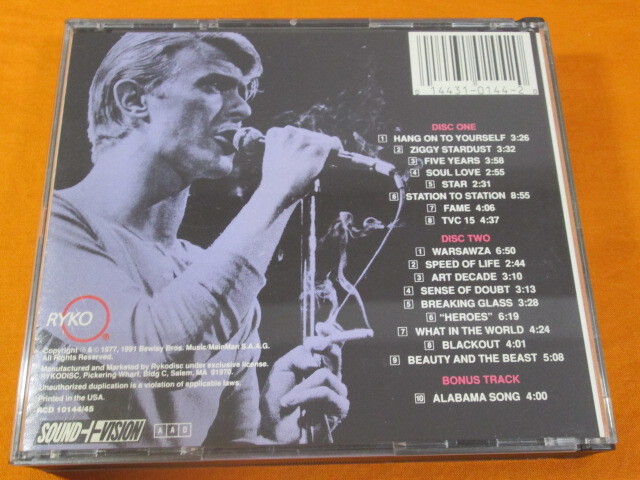 ♪♪♪ デビッド・ボウイ David Bowie 『 Stage 』輸入盤２枚組 ♪♪♪_画像2