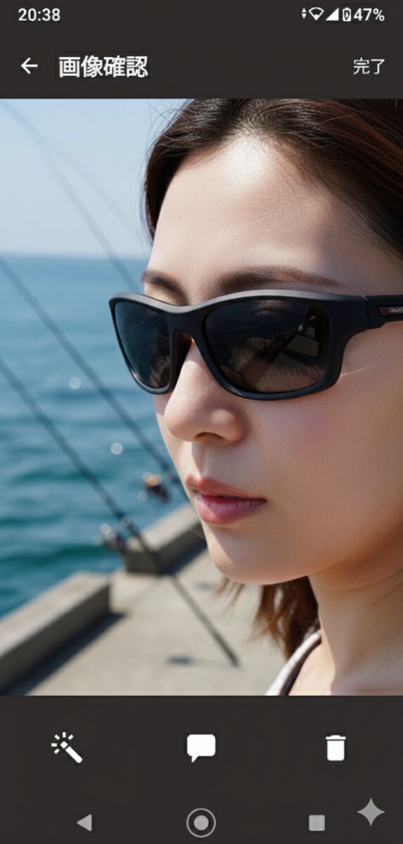 【送料無料】（特価）ダイワ　(DAIWA) 　釣り　スポーツ 偏光 サングラス 偏光グラス グレー_画像4