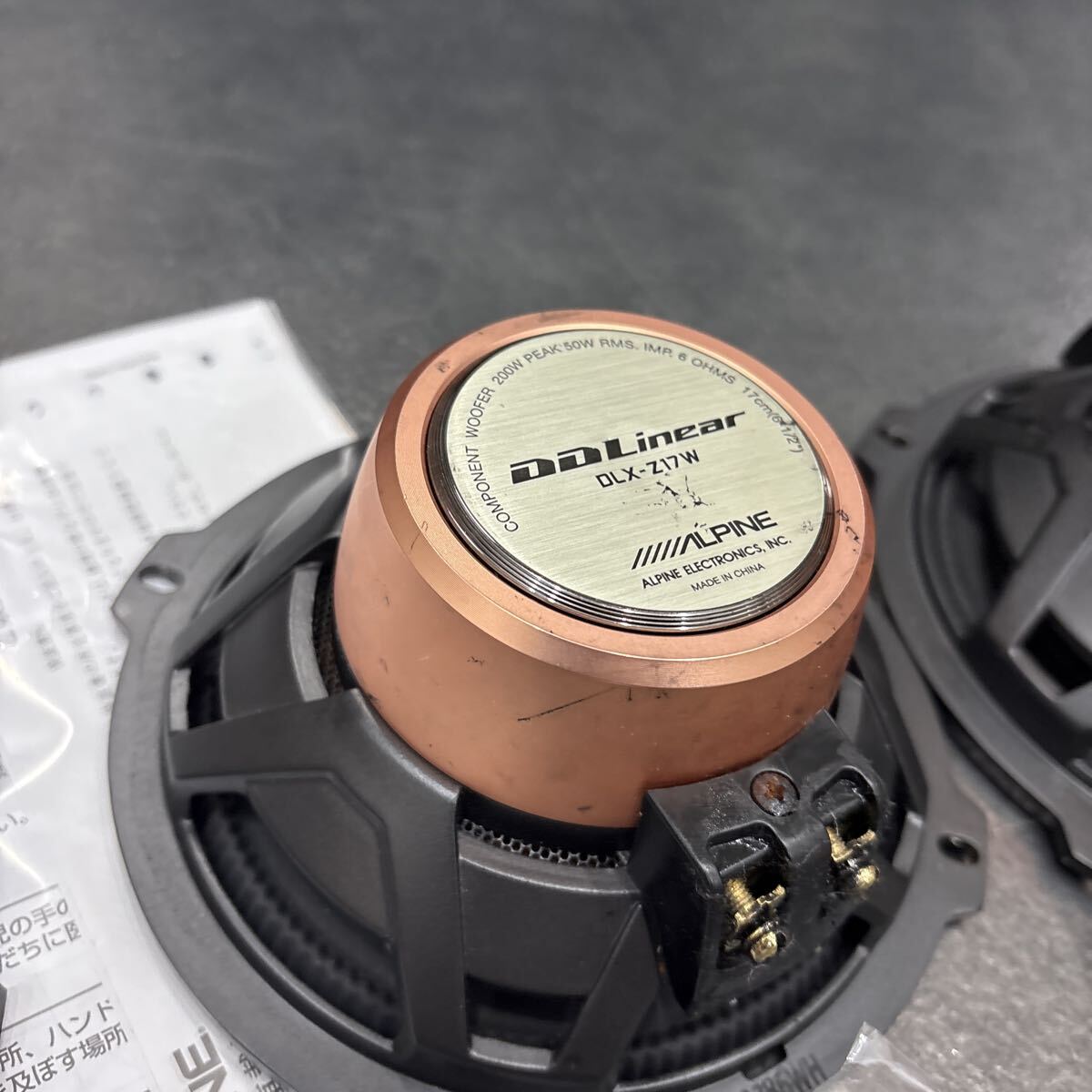 ハイエンドモデル!ALPINE アルパインDDLinear DLX-Z17W セパレートスピーカー 17cm DLX-Z30T DLX-Z2NW_画像6