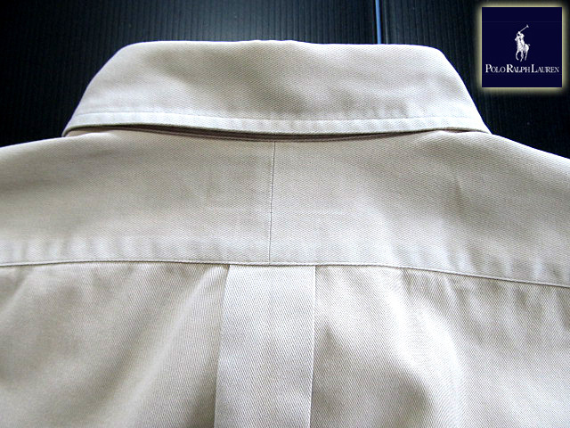 ★300円スタート!ラルフローレン RALPH LAUREN ボタンダウンシャツ 長袖 XXLサイズ 希少品 ラルフプレミアム・カーキ_画像4