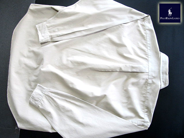 ★300円スタート!ラルフローレン RALPH LAUREN ボタンダウンシャツ 長袖 XXLサイズ 希少品 ラルフプレミアム・カーキ_画像7