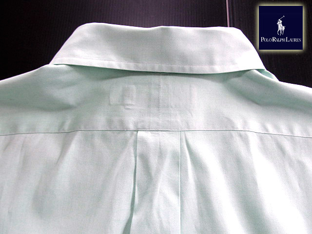 ★300円スタート!ラルフローレン RALPH LAUREN ボタンダウンシャツ 長袖 XLサイズ 希少品 ラルフプレミアム・ライトグリーン_画像4