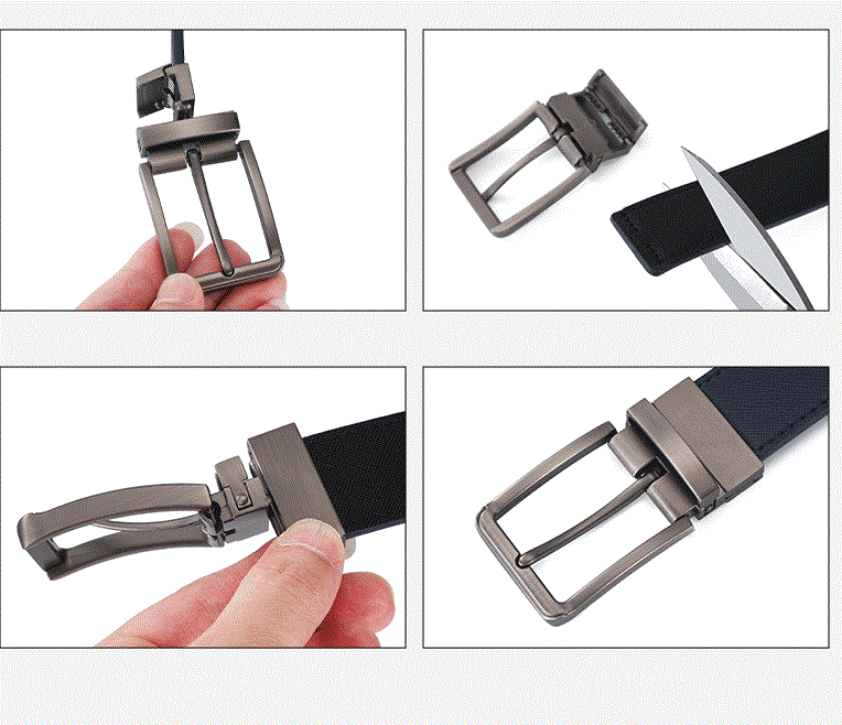 ベルト【j31】 折りたたみ発送 白 メンズ ゴルフベルト リバーシブル ゴルフウェア 簡単調整可能 ジーンズ ビジネス 通勤 通学 ホワイト 黒の画像9