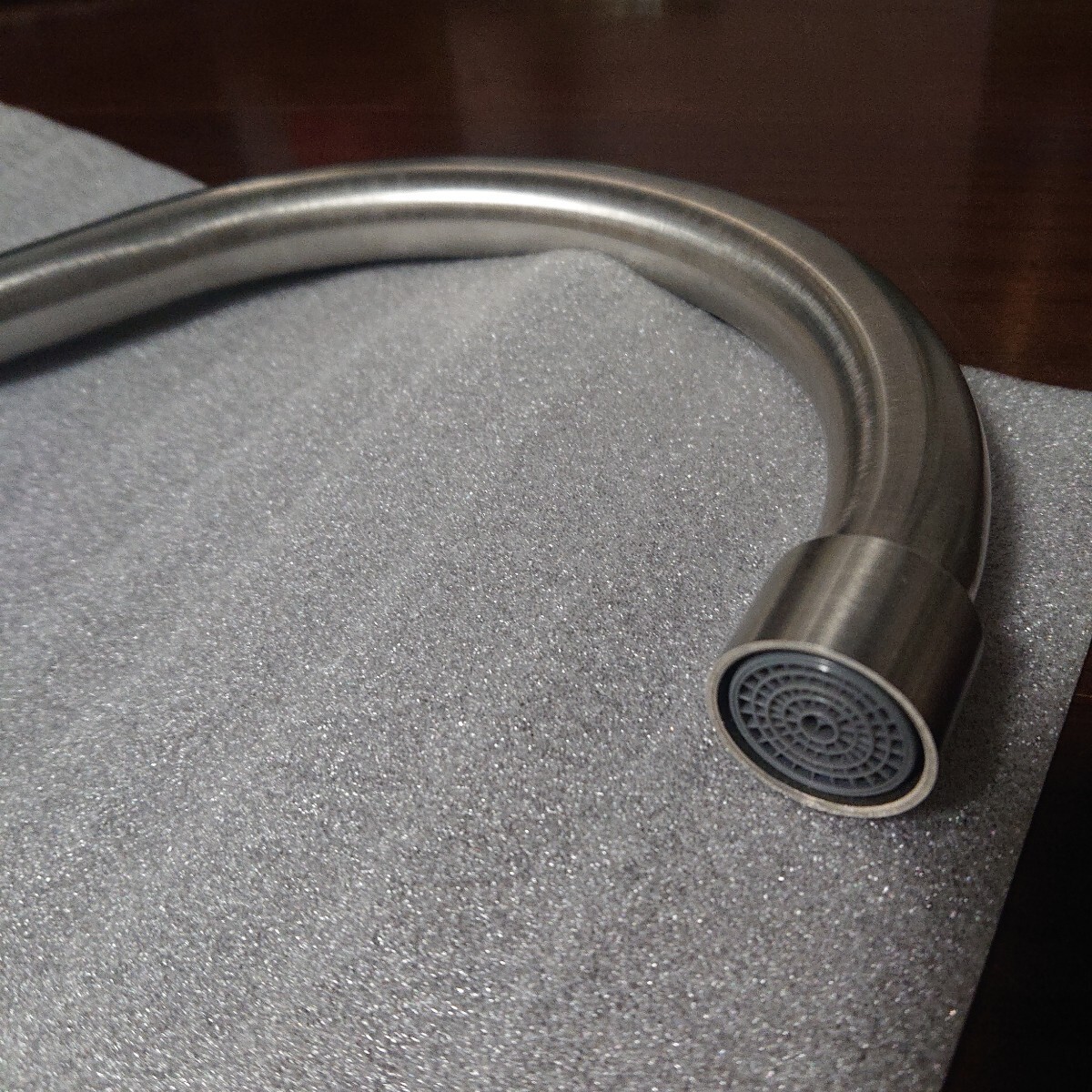 蛇口 ステンレス製 シングルレバー混合栓 水栓 本体のみ_画像5