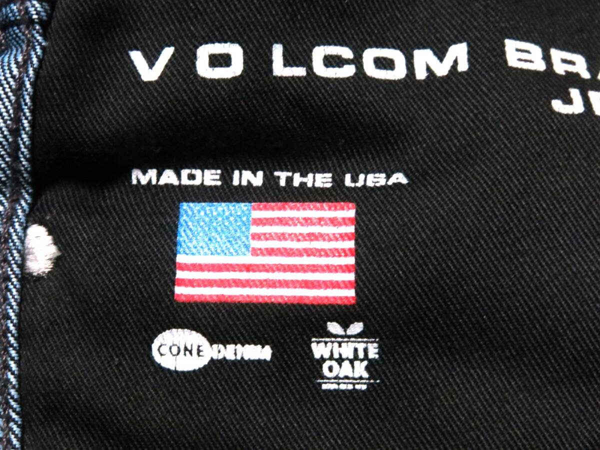 ※メンズ/レディース不明 VOLCOM ボルコム ストレッチデニムパンツ W30相当(実寸78cm) (出005)_画像7