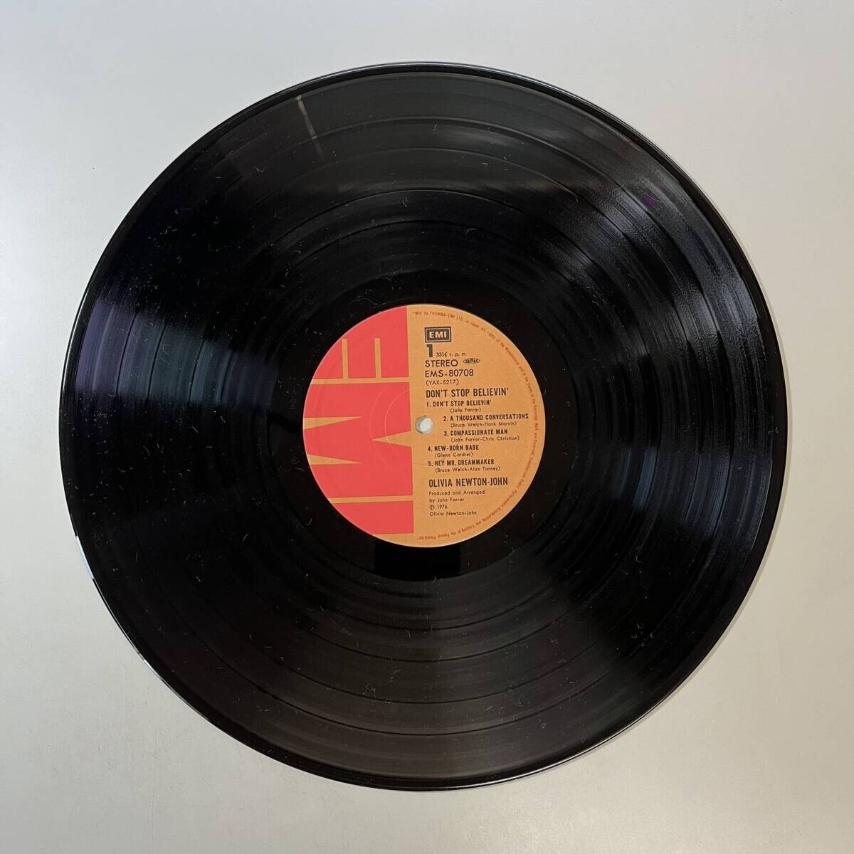 49371★美盤【日本盤】 Olivia Newton-John / DON'T STOP BELIEVIN'