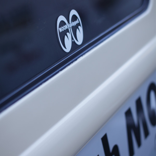 2枚セット MOON Equipped Eyeshape Die Cut ステッカー 切り抜きステッカー ムーンアイズ イクイップド アイシェイプ アメリカン雑貨_画像2