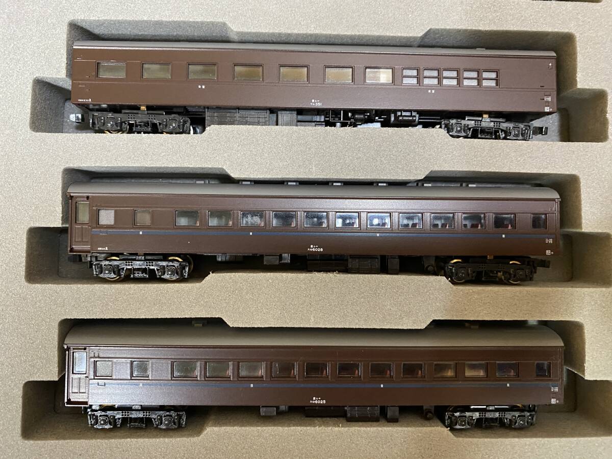 35) KATO 10-390 スハ44系 特急 「はと」7両セット Nゲージ_画像3
