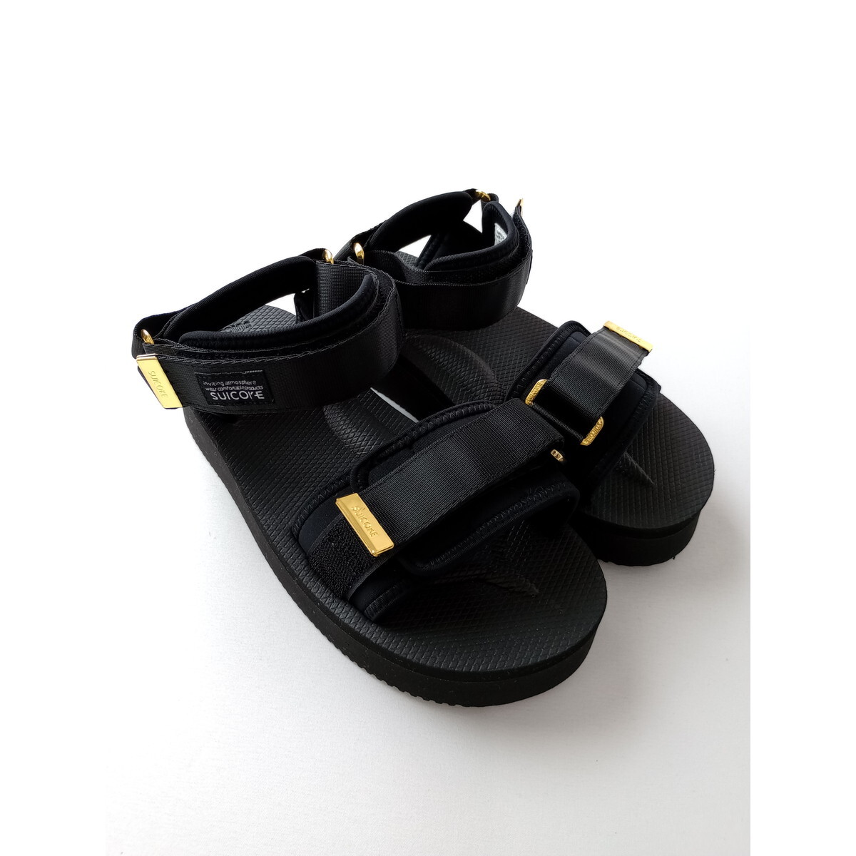 SUICOKE スイコック CEL-PO サンダル 靴 黒 ブラック 23 _画像2