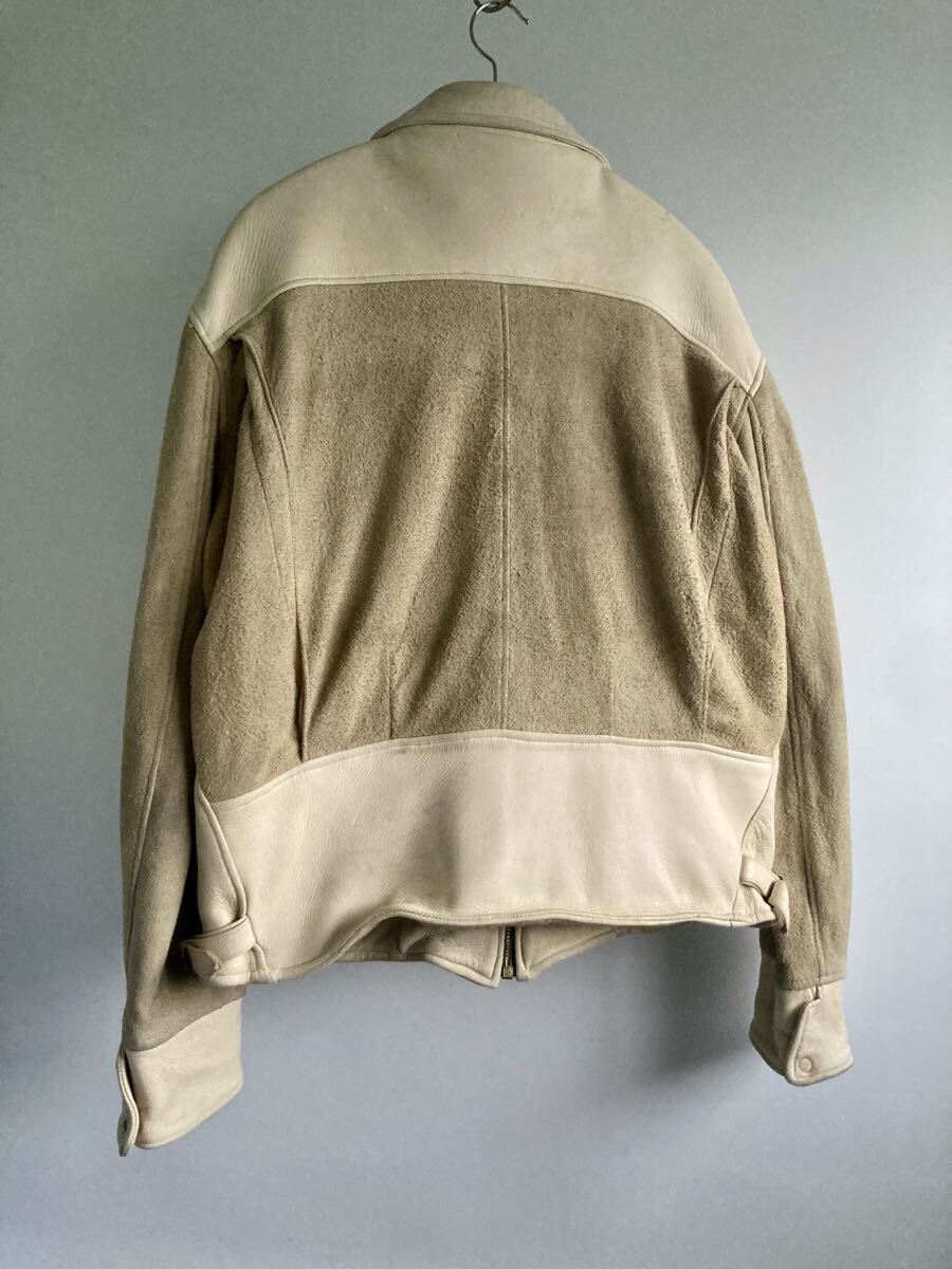 50s 60s Vintage Gerry's 2tone Leather Sports Jacket My Freedom オンブック 50年代 ヴィンテージ 2トーン レザー スポーツ ジャケット_画像2