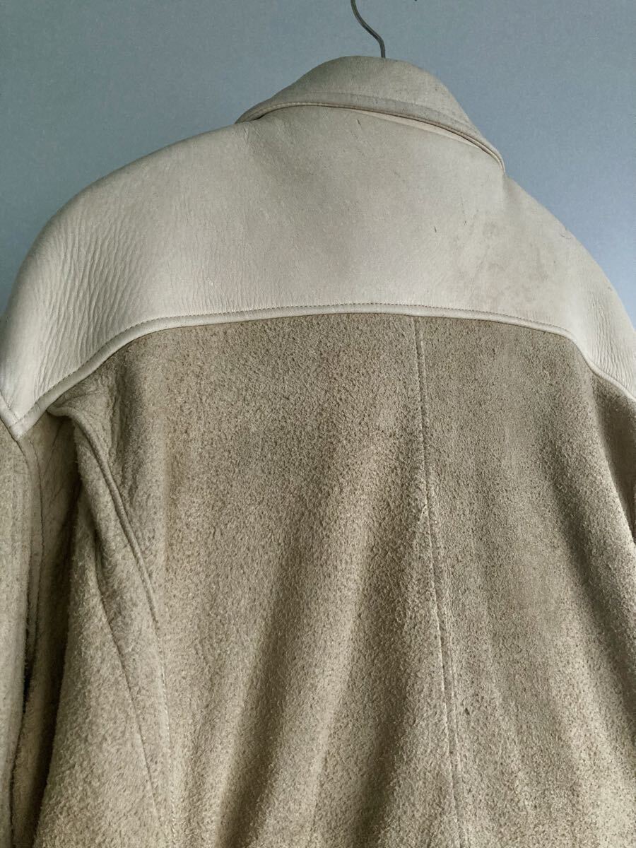 50s 60s Vintage Gerry's 2tone Leather Sports Jacket My Freedom オンブック 50年代 ヴィンテージ 2トーン レザー スポーツ ジャケット_画像3