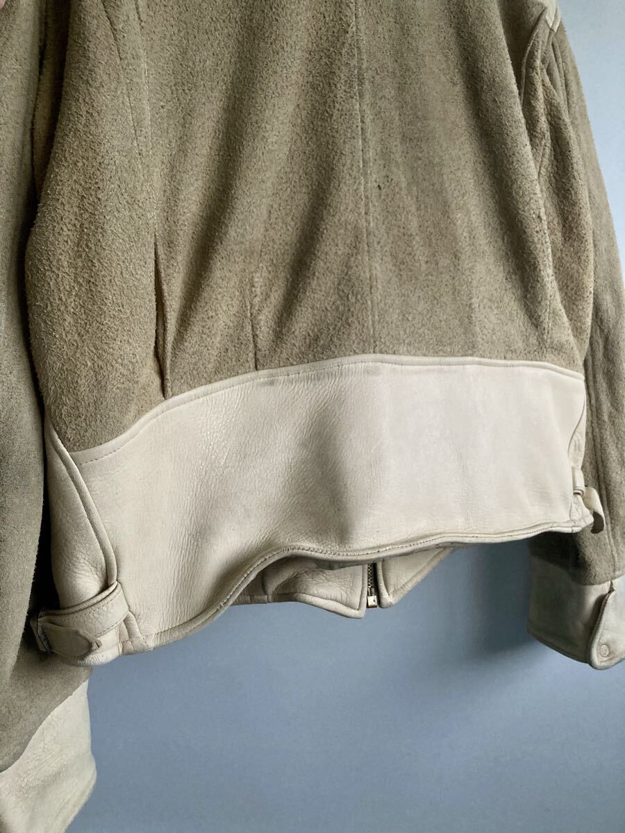 50s 60s Vintage Gerry's 2tone Leather Sports Jacket My Freedom オンブック 50年代 ヴィンテージ 2トーン レザー スポーツ ジャケット_画像4