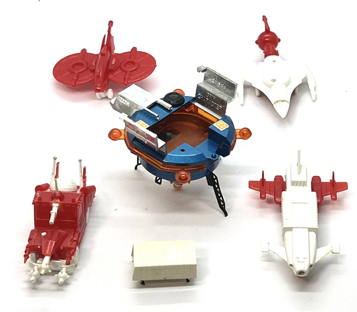 【激レア！当時物】IMAI製ウルトラマンレオ マッキーミニ4点セット（ミニプラモ）+ 永大グリップ製（超合金 ）MACマック基地　一部ジャンク_画像3