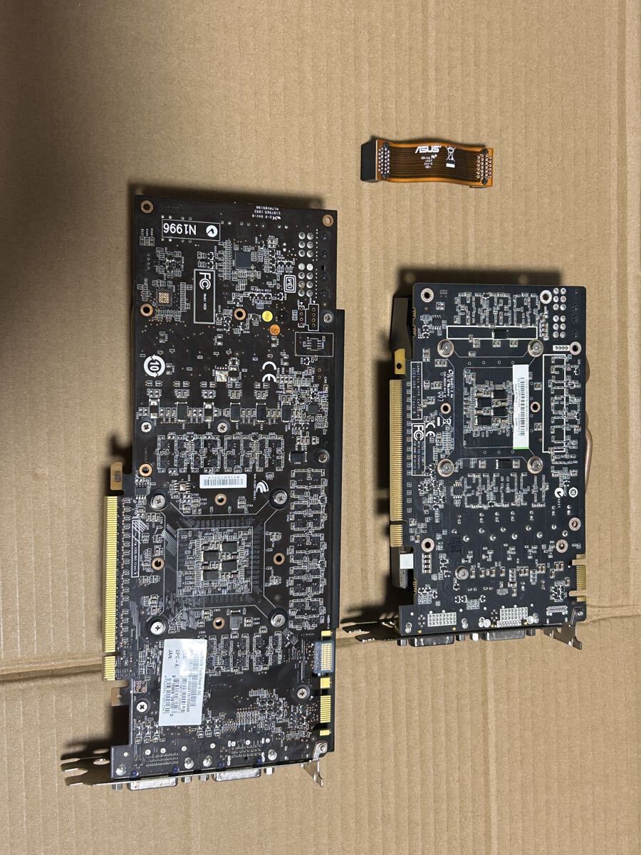 GTX 570 ×２枚 　SLIケーブル × 1個(gè)　(ZOTAC GTX570 、N580GTX Twin Frozr II/OC - MSI) グラボ　ビデオカード