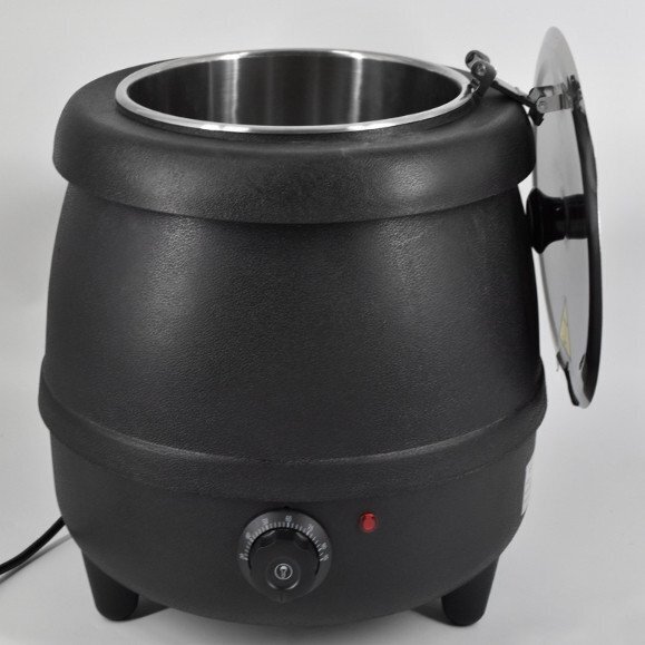 10L電子湯沸かし器ホテルビュッフェ電気湯沸かし器商用ステンレス保温バケツ湯沸かし器おかゆ鍋の画像4