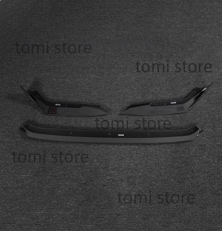  настоящий карбоновый Honda Civic type R FL5 передний бампер "губа" 1 комплект 