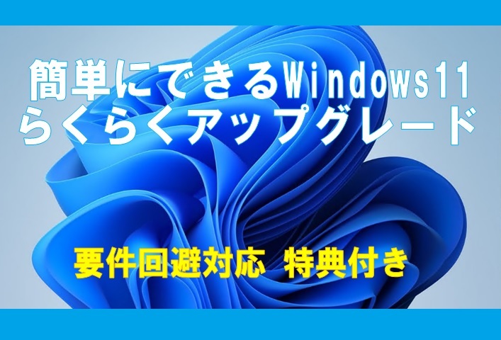 簡単にできる Windows11 らくらくア ッ プ グ レ ー ド ２枚組 特典付き