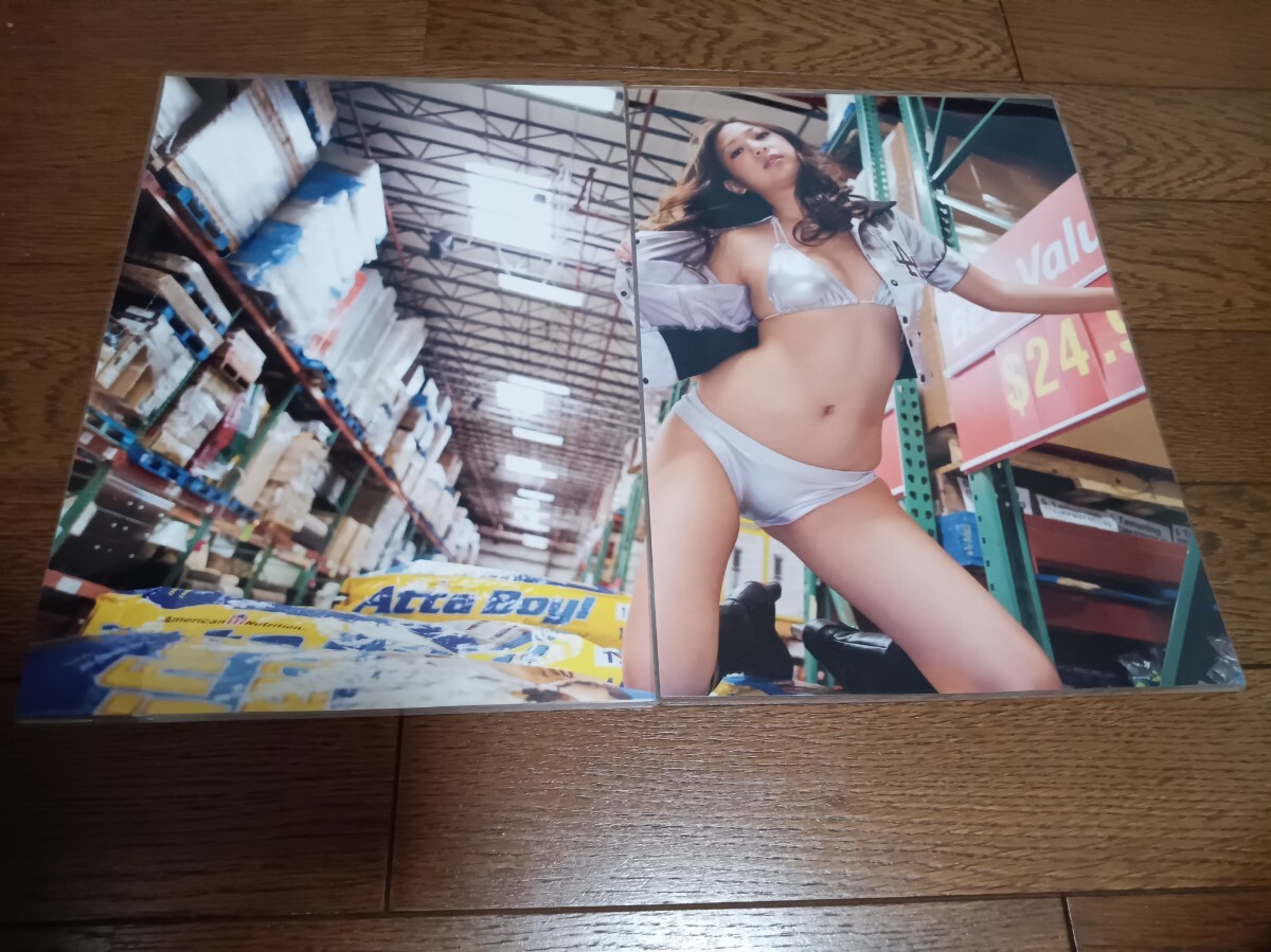 ★厚手ラミネート加工 150μ 切り抜き★ 佐山彩香 8ページ A4サイズ 14_画像2