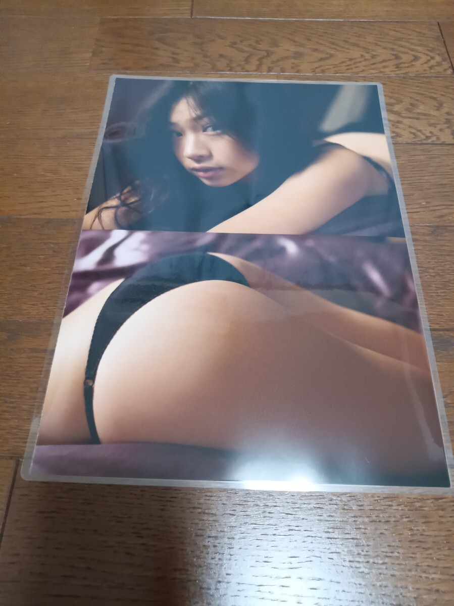 ★厚手ラミネート加工 150μ 切り抜き★ 佐山彩香 6ページ ランジェリー A4サイズ 7_画像2
