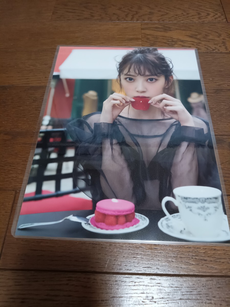 ★厚手ラミネート加工 150μ 切り抜き★ 堀未央奈 乃木坂46 6ページ シースルー A4変サイズ 12_画像3
