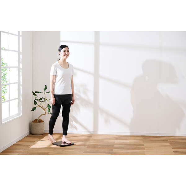 体組成計 [ECLEAR] Bluetooth・Wi-Fi通信機能搭載 測定データを専用アプリで毎日の測定時もかんたん操作で記録: HCS-BTWFS01BK_画像5