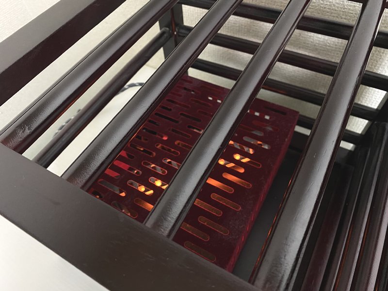 送料無料■HEATEC/株式会社ヒーテック ミニこたつ MK-301 専用天板付 暖房器具 動作確認済み_画像3